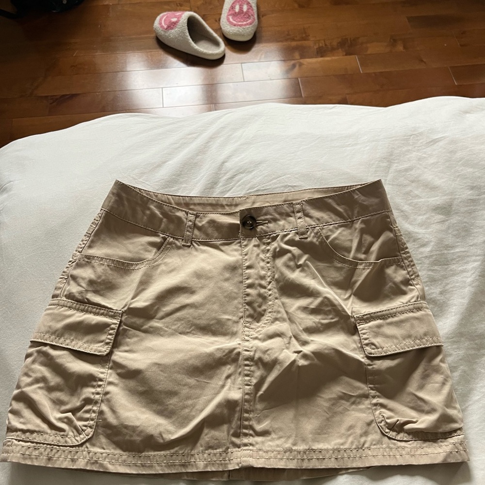 Simons Tan Mini Skirt